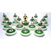 Subbuteo Andrew Table Soccer Panathinaikos  1985-86 on Lightweight bases